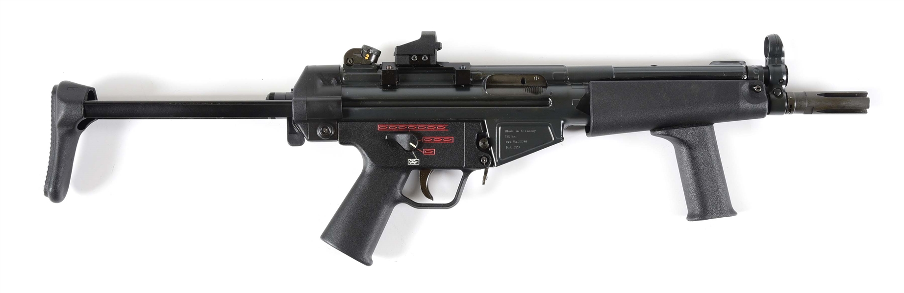 (N) HECKLER & KOCH HK MODEL 53 REGISTERED RECEIVER MACHINE GUN (PRE-86 DEALER SAMPLE).