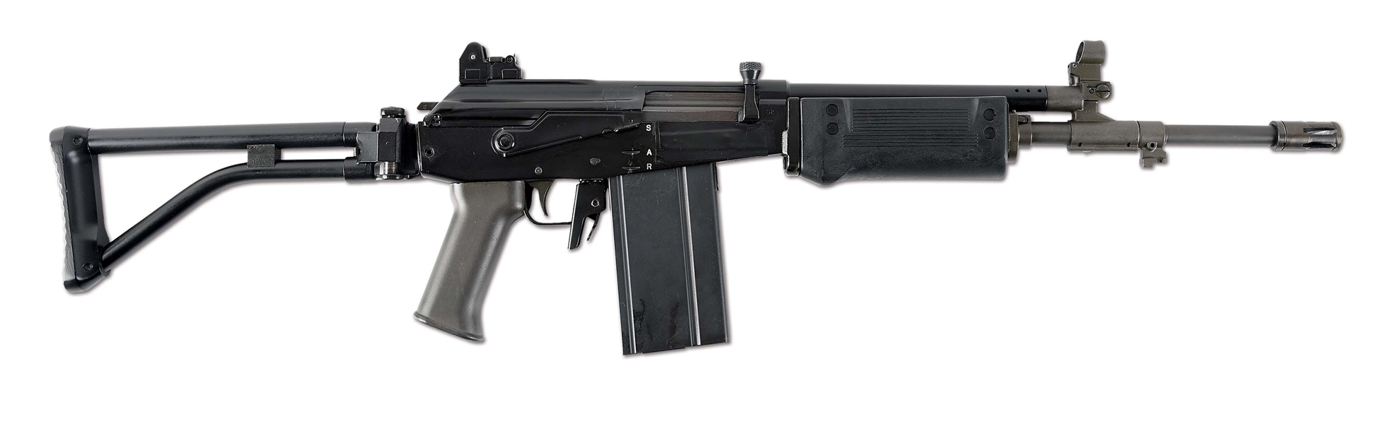 (N) DESIRABLE ISRAELI MILITARY INDUSTRIES GALIL MODEL MR 338 (7.62 MM) MACHINE GUN (FULLY TRANSFERABLE).