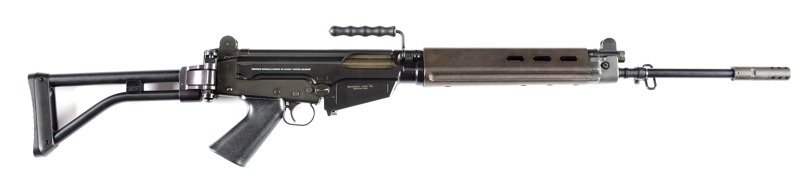 (C) FABRIQUE NATIONALE G SERIES TYPE II FAL SEMI-AUTOMATIC RIFLE.