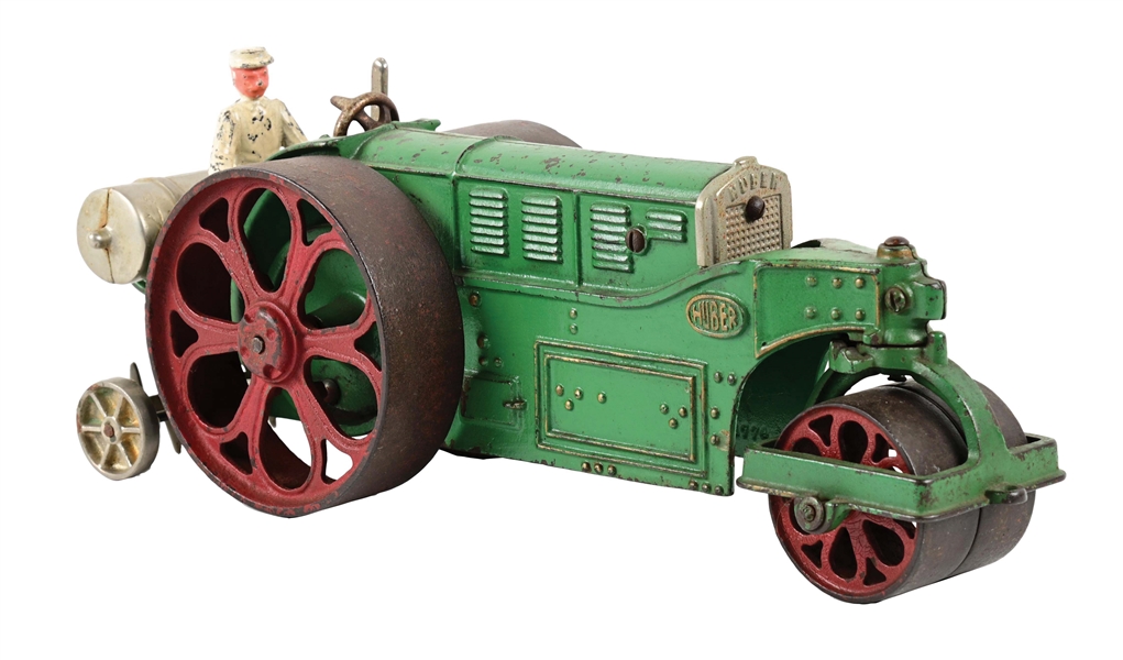 CAST IRON HUBLEY HUBER ROAD ROLLER TOY.