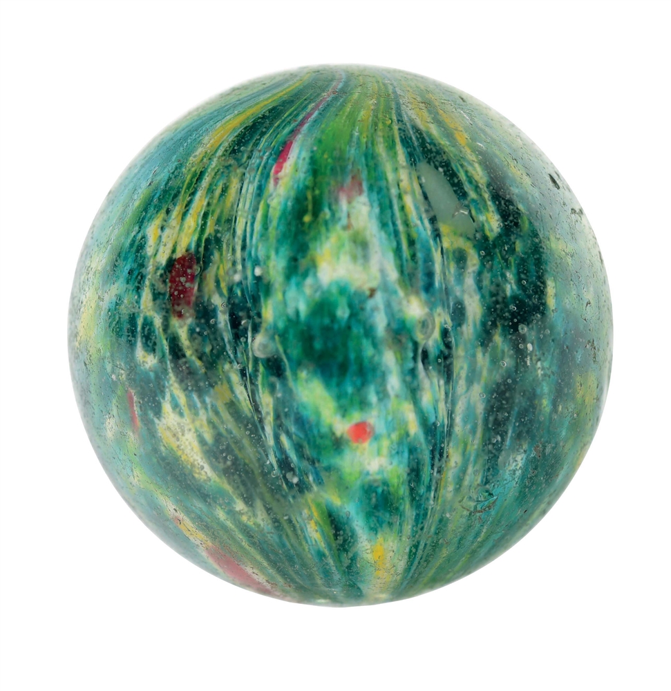 LARGE 4-LOBED ONIONSKIN MARBLE.