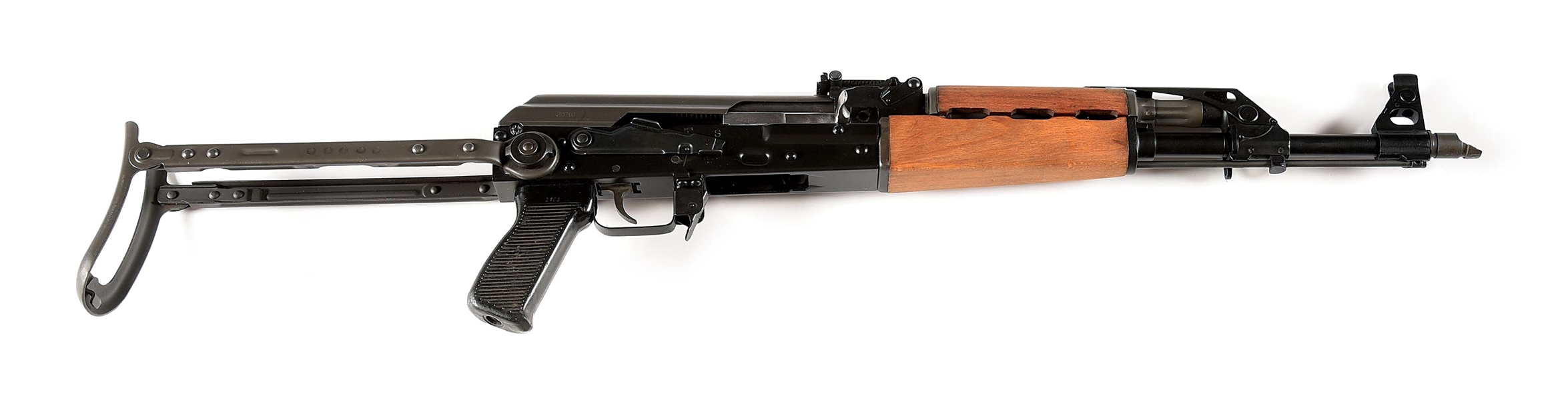 (M) CENTURY ARMS M70AB2 SEMI-AUTOMATIC RIFLE WITH UNDER FOLDING STOCK.