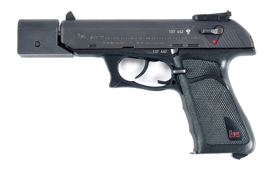 (M) HECKLER & KOCH P9S SEMI-AUTOMATIC PISTOL IN SPORT CONFIGURATION WITH BOX.