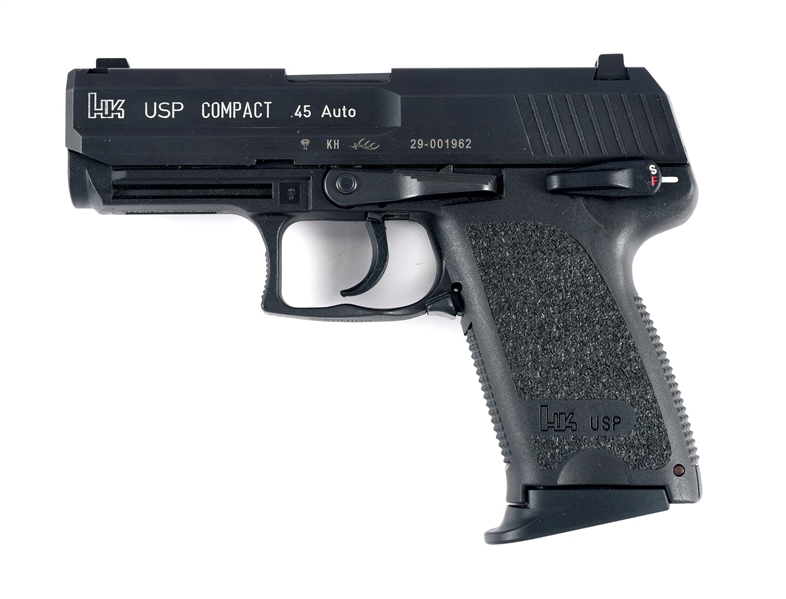 (M) HECKLER & KOCH USP COMPACT .45 ACP SEMI-AUTOMATIC PISTOL WITH CASE.