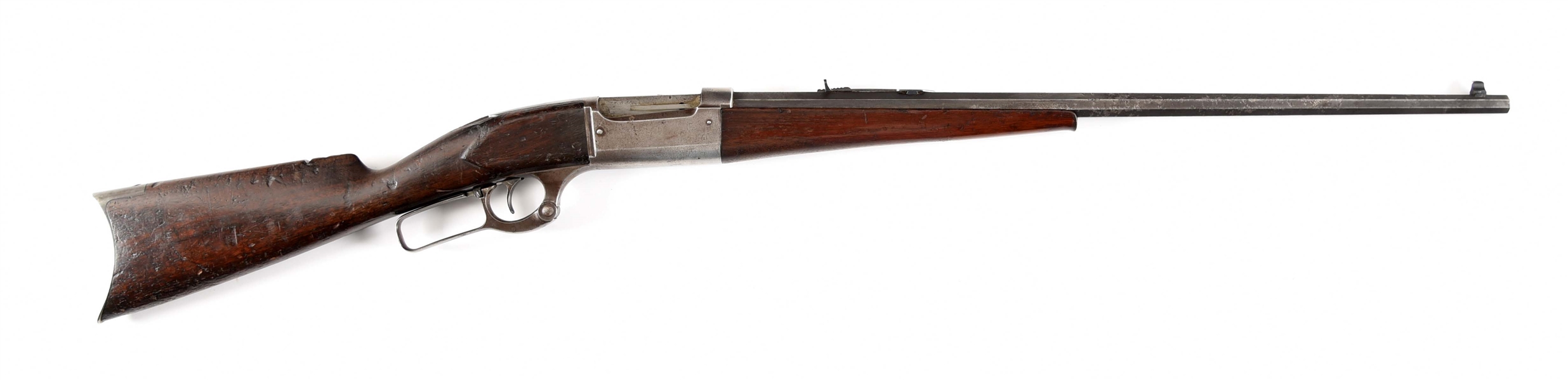 (C) SAVAGE MODEL 1899 LEVER ACTION RIFLE.