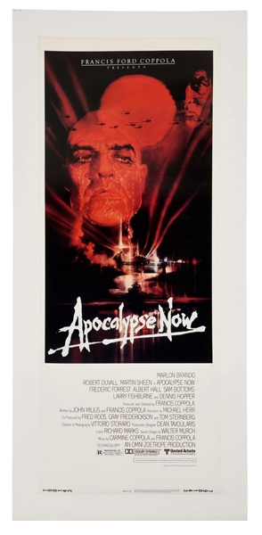 "APOCALYPSE NOW" LINEN-BACKED MOVIE POSTER.