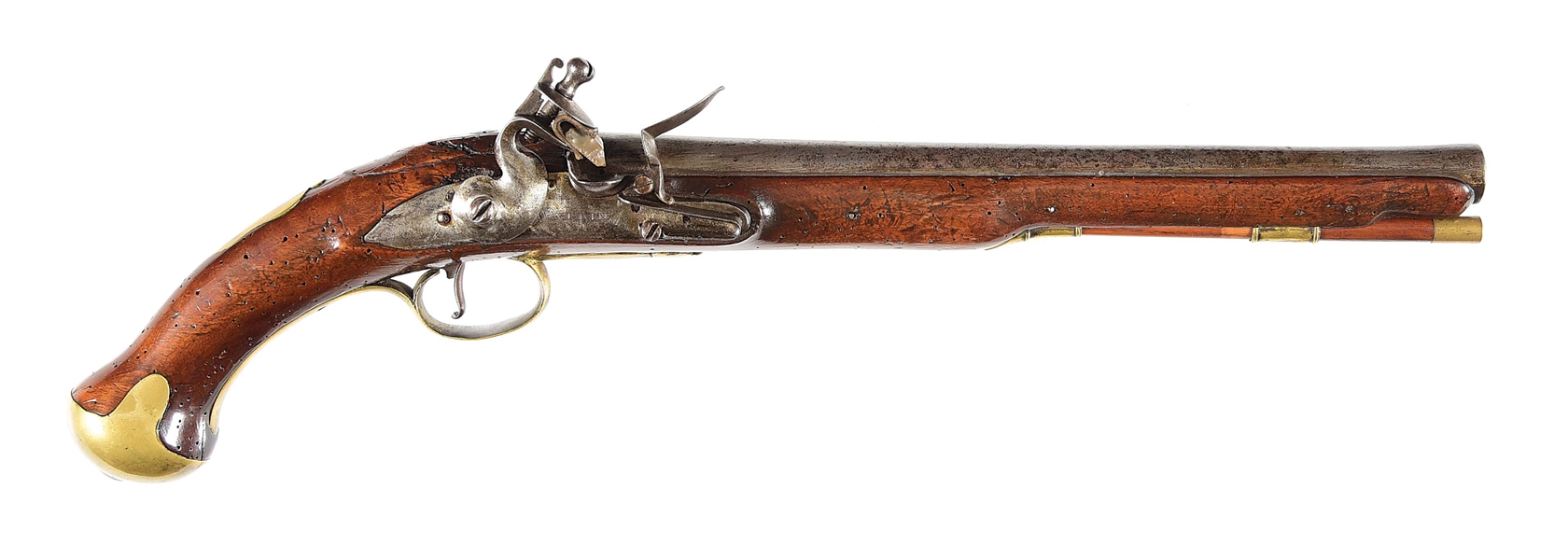 (A) PRIVATE PURCHASED PATTERN 1738 HEAVY DRAGOON PISTOL BY WATKINS.