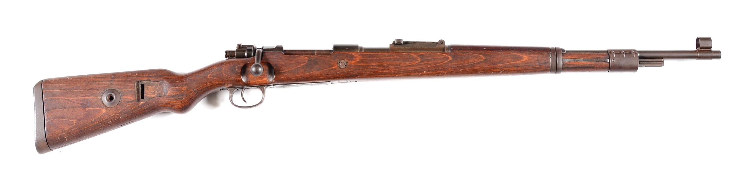 (C) MAUSER K98 BOLT ACTION RIFLE WITH ALL MATCHING NUMBERS.