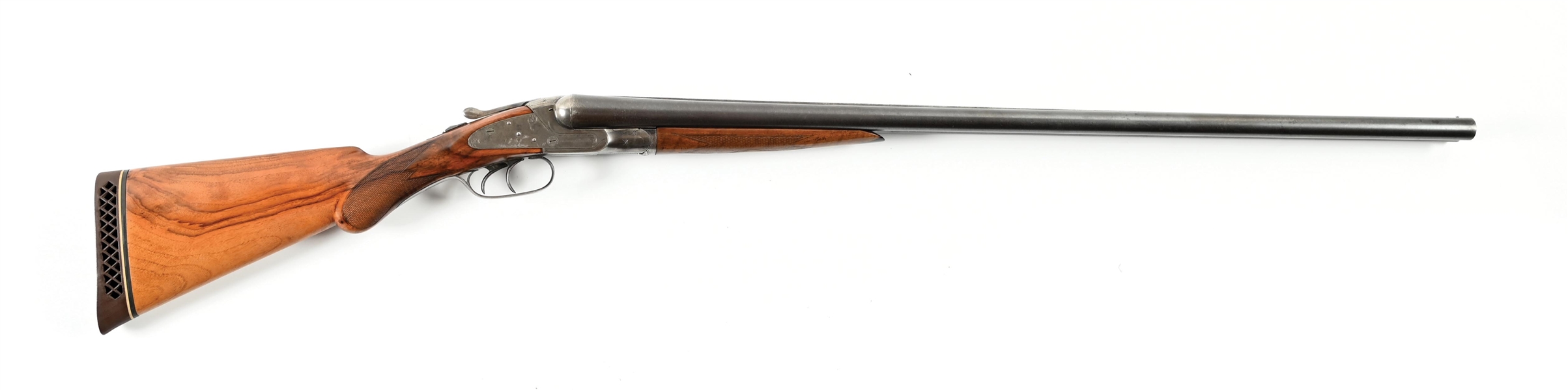 (C) BAKER GUN CO. SIDE BY SIDE SHOTGUN.
