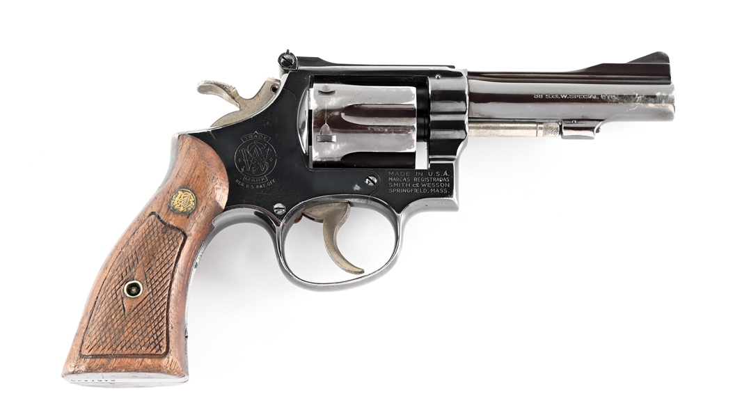 (C) SMITH & WESSON MODEL 15-2 DOUBLE ACTION REVOLVER.