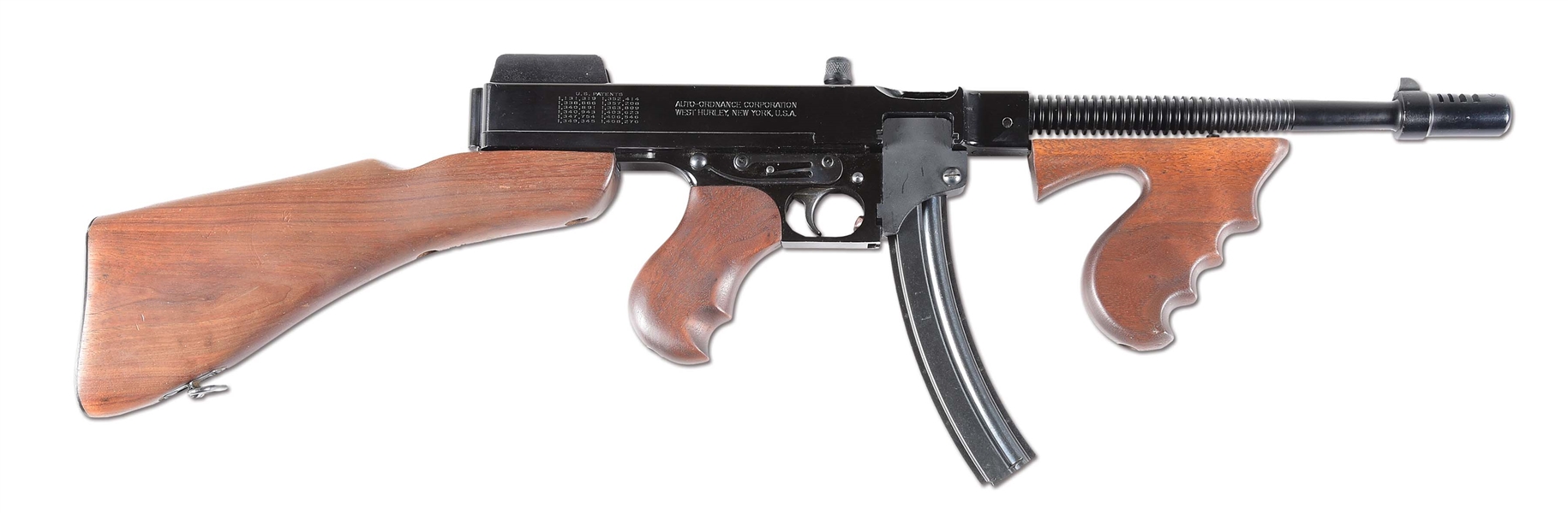 (N) DESIRABLE AUTO ORDNANCE THOMPSON MODEL 1928 A22 .22 LR SUBMACHINE GUN (FULLY TRANSFERABLE).