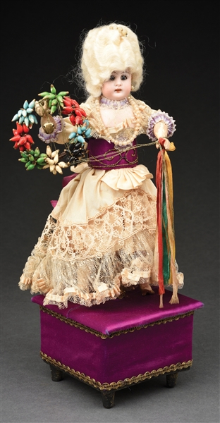 FRENCH MANIVELLE AUTOMATA DOLL "CLAUDINE".
