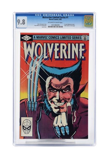 WOLVERINE LIMITED SERIES NO. 1 CGC 9.8