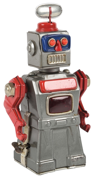 JAPANESE TIN LITHO WIND-UP TREMENDOUS MIKE ROBOT.