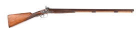 (A) JOHN RIGBY & CO. SIDE-BY-SIDE PERCUSSION SHOTGUN.