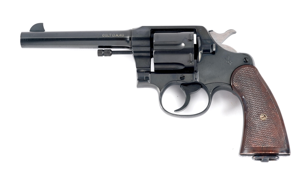 (C) COLT ARMY MODEL 1917 DOUBLE ACTION REVOLVER.