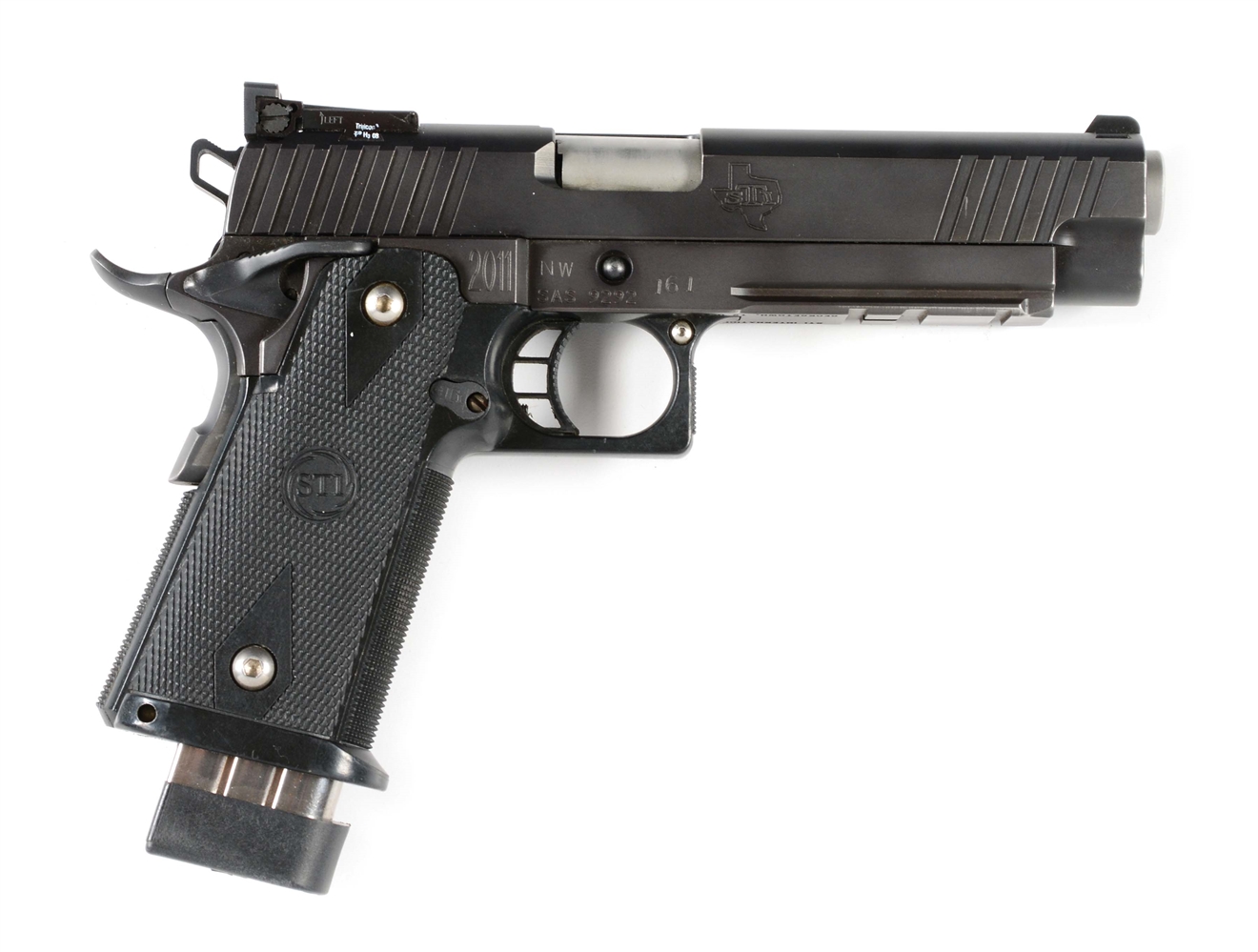 (M) STI TACTICAL .40 S&W SEMI-AUTOMATIC PISTOL FROM THE DELTA FORCE TRIALS.