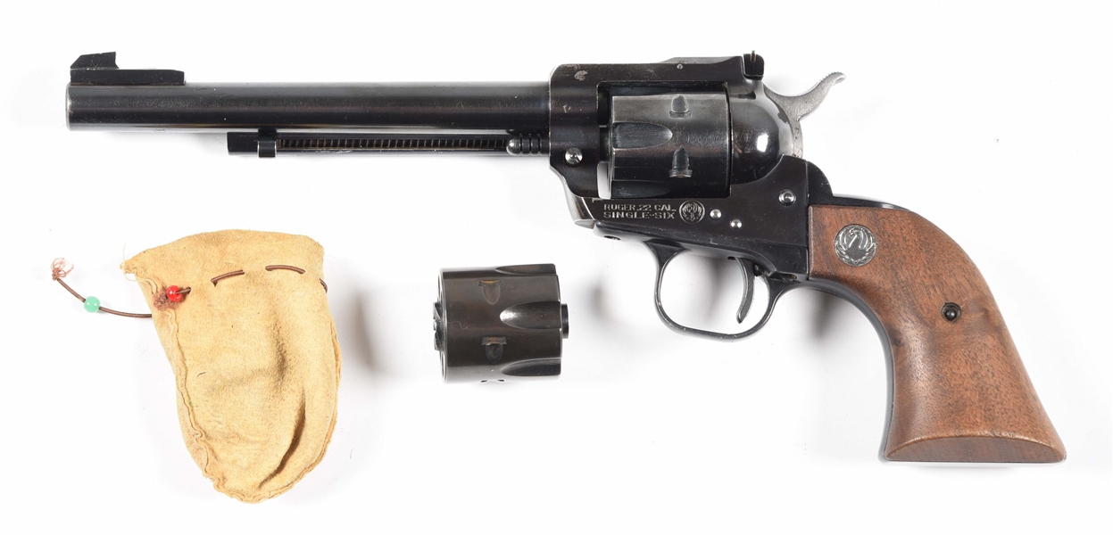 (M) RUGER SINGLE SIX SINGLE ACTION REVOLVER WITH EXTRA CYLINDER