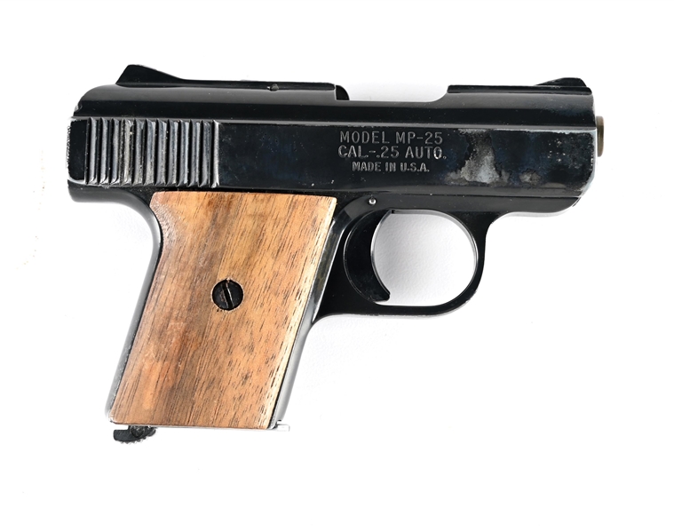 (M) RAVEN ARMS MP-25 .25 ACP SEMI-AUTOMATIC PISTOL WITH HOLSTER.