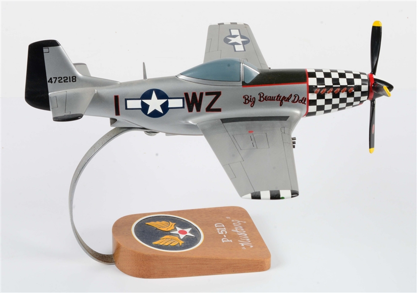 AUTHENTIC MODELS JOHN D. LANDERS P-51 MUSTANG "BIG BEAUTIFUL DOLL"  BY JERRY PRICE.