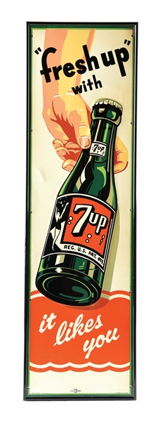 VERTICAL "FRESH UP WITH 7UP".