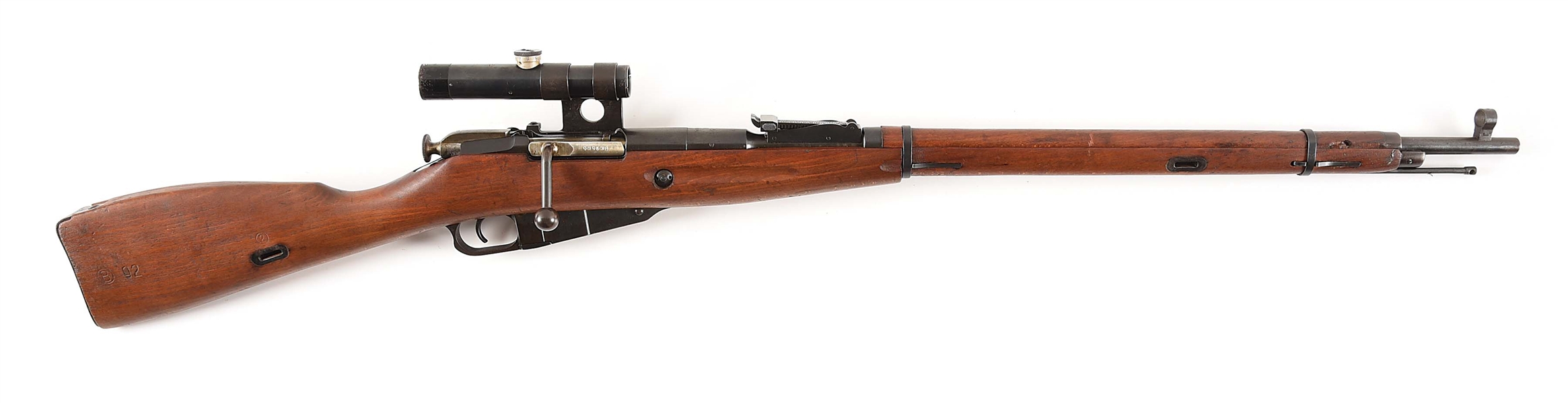 (C) DESIRABLE HUNGARIAN "1952" DATED M52 (91/30 PU) BOLT ACTION SNIPER RIFLE.