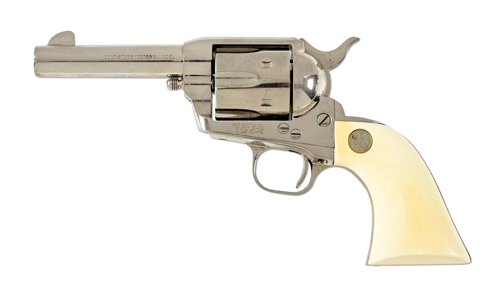 (M) THIRD GENERATION COLT SINGLE ACTION STOREKEEPERS MODEL REVOLVER.