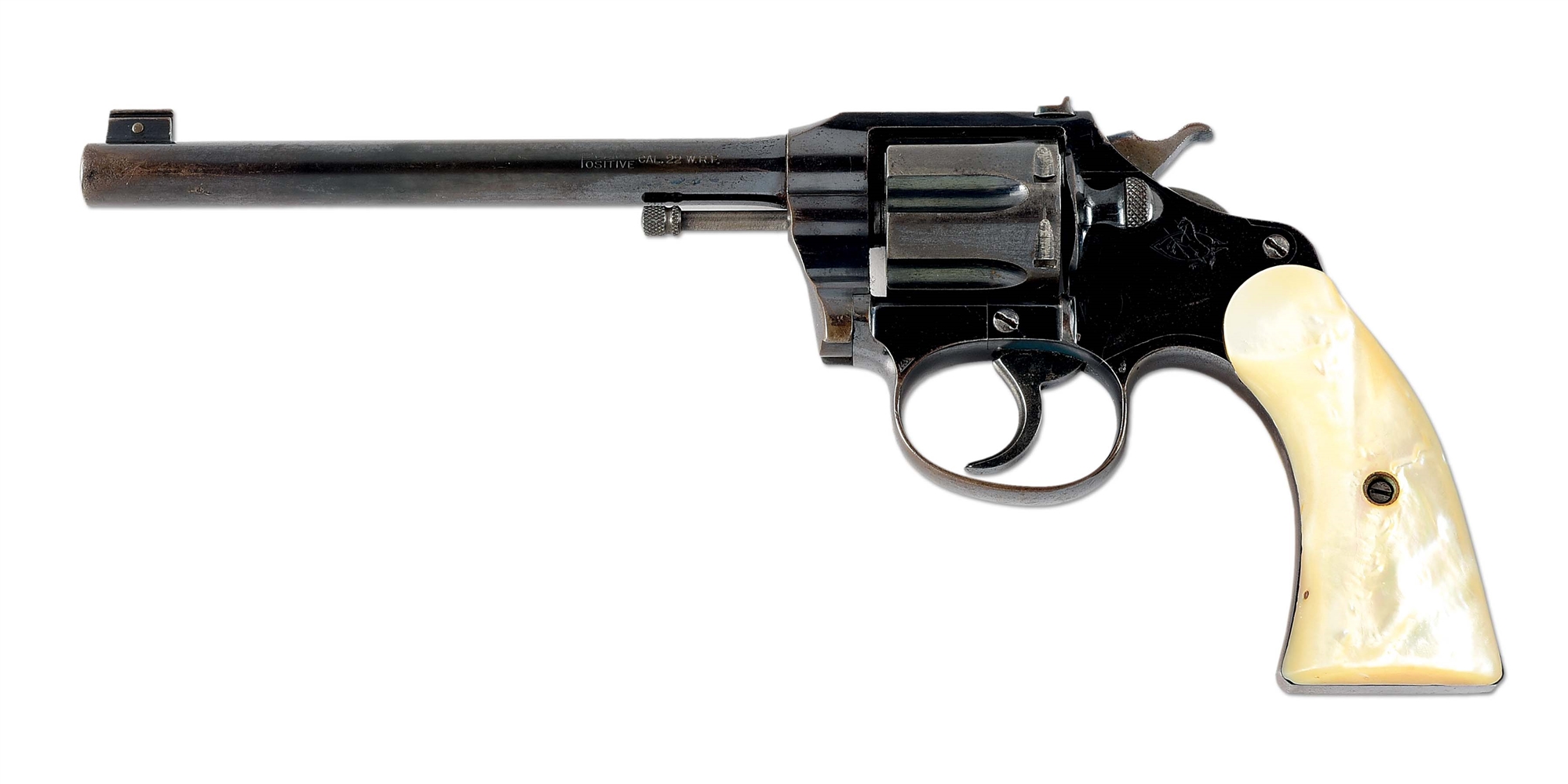 (C) COLT FLAT TOP TARGET POLICE POSITIVE DOUBLE ACTION REVOLVER. 