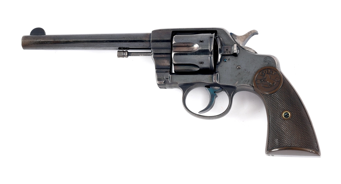 (C) COLT NEW ARMY .41 COLT DOUBLE ACTION REVOLVER (1902).