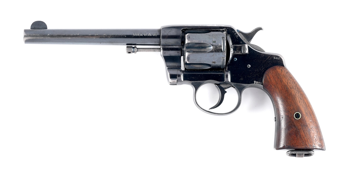 (C) COLT MODEL 1903 NEW ARMY .38 COLT DOUBLE ACTION REVOLVER (1903).