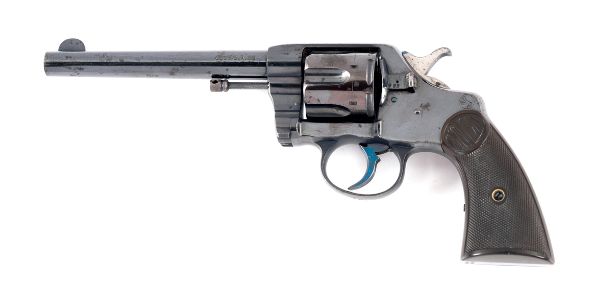(C) COLT MODEL 1903 NEW NAVY DOUBLE ACTION REVOLVER (1904).