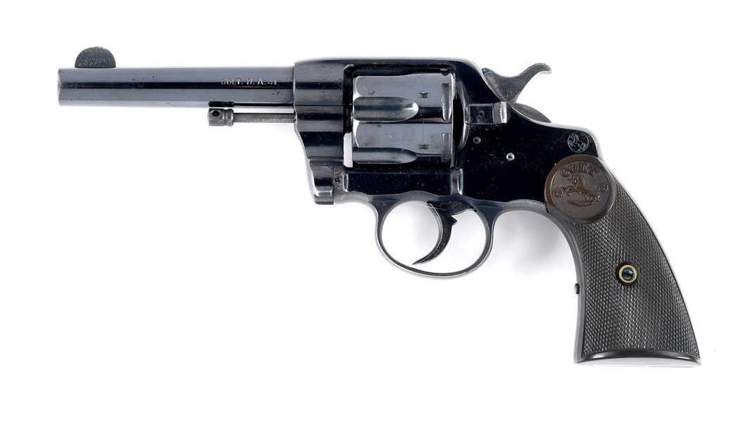 (C) COLT NEW ARMY DOUBLE ACTION REVOLVER (1904).