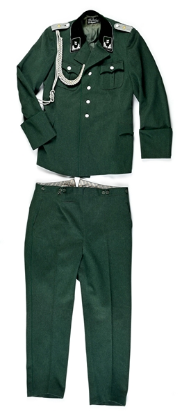 THIRD REICH FORESTRY OFFICERS TUNIC AND TROUSERS.