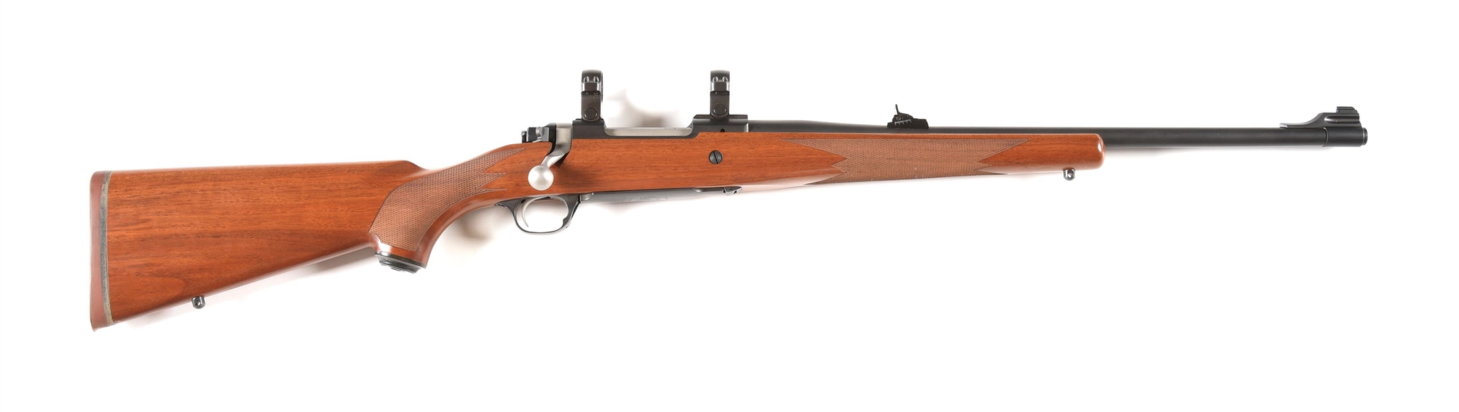 (M) RUGER MODEL 77 HAWKEYE COMPACT MAGNUM BOLT ACTION RIFLE.