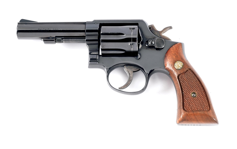 (M) SMITH & WESSON MODEL 13-1 DOUBLE ACTION REVOLVER.