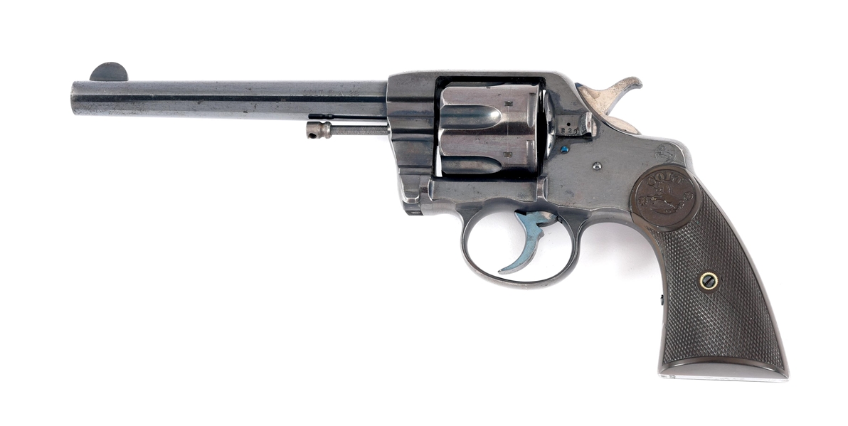 (A) VERY ATTRACTIVE COLT NEW ARMY DOUBLE ACTION REVOLVER REVOLVER (1898).
