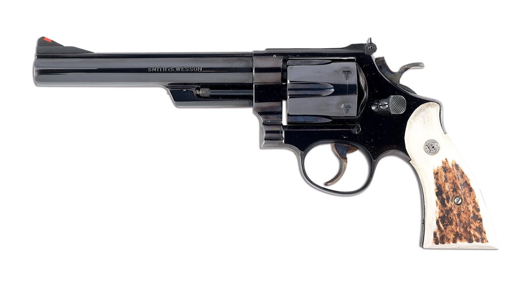 (C) SMITH & WESSON PRE-29 DOUBLE ACTION .44 MAGNUM REVOLVER WITH CASE.