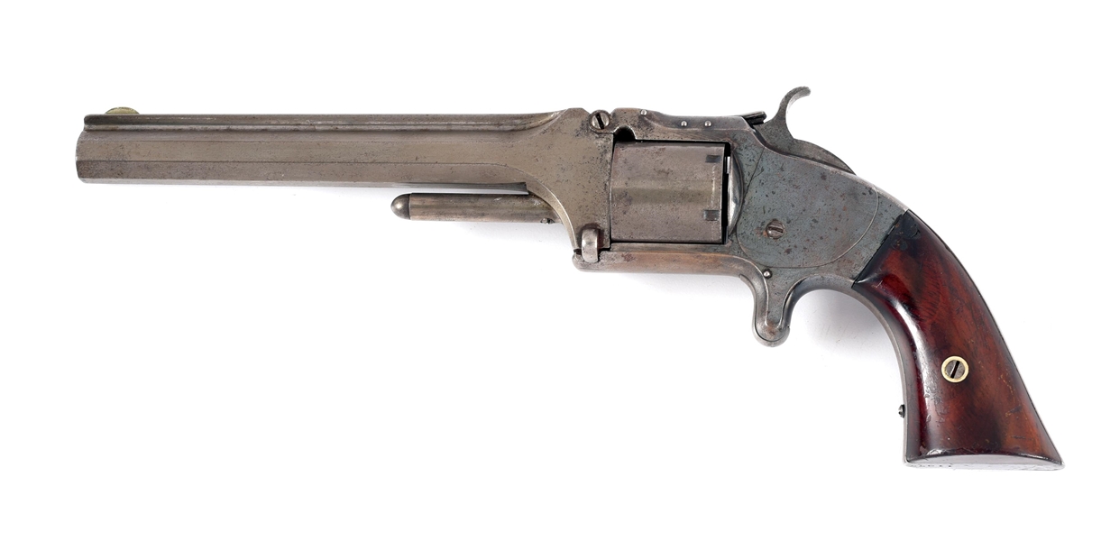(A) SMITH & WESSON NUMBER 2 ARMY REVOLVER WITH FACTORY LETTER.