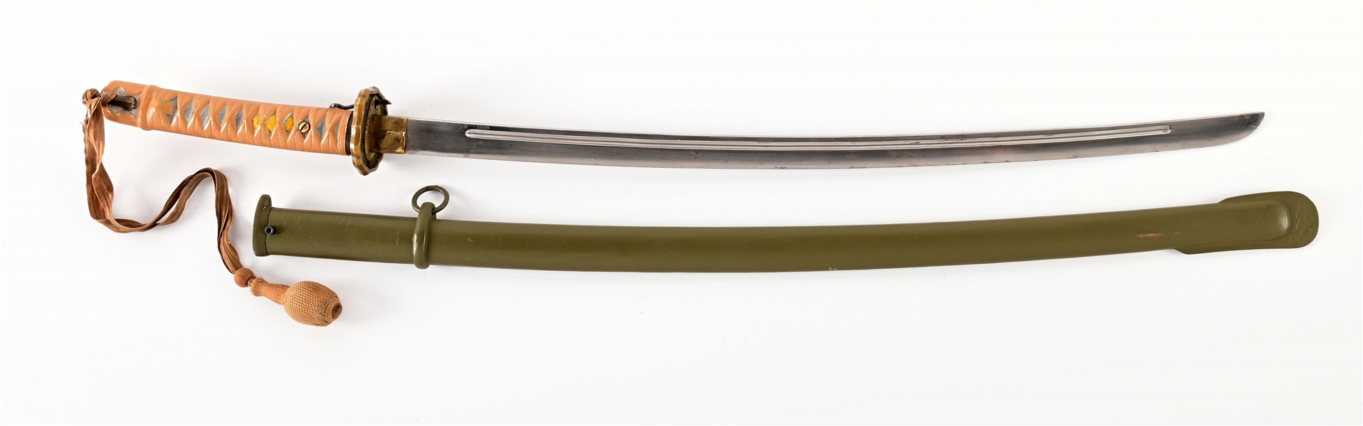 LATER REPRODUCTION OF A JAPANESE WWII TYPE 95 NCO SWORD.