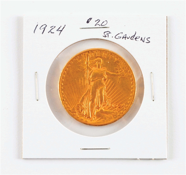 1924 $20 GOLD ST. GAUDENS COIN.