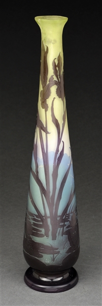 GALLE WATER LILY VASE.
