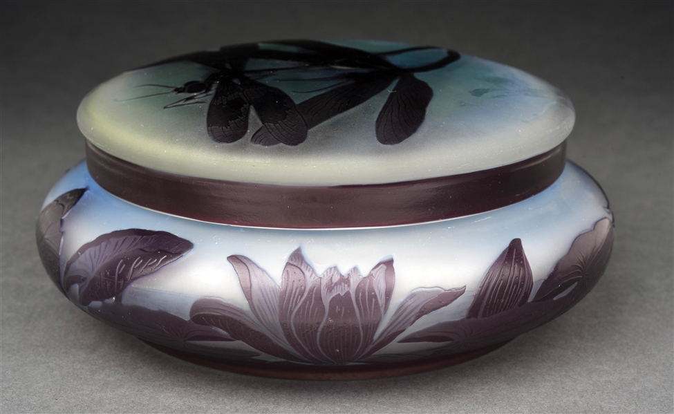 GALLE CAMEO DRAGONFLY BOX.