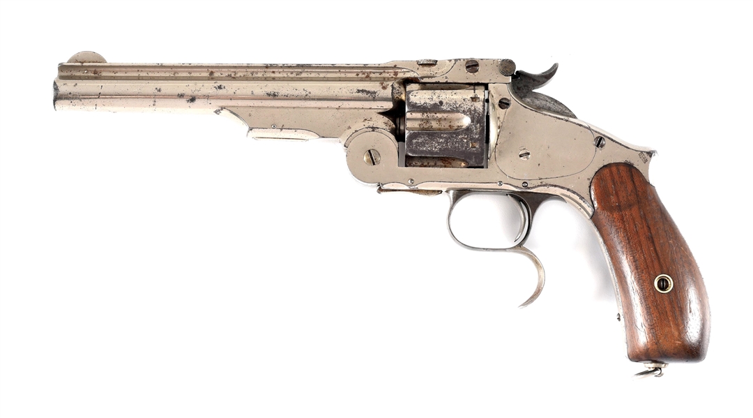 (A) SMITH AND WESSON NO. 3 RUSSIAN 3RD MODEL SINGLE ACTION REVOLVER, EX. HANK WILLIAMS JR.