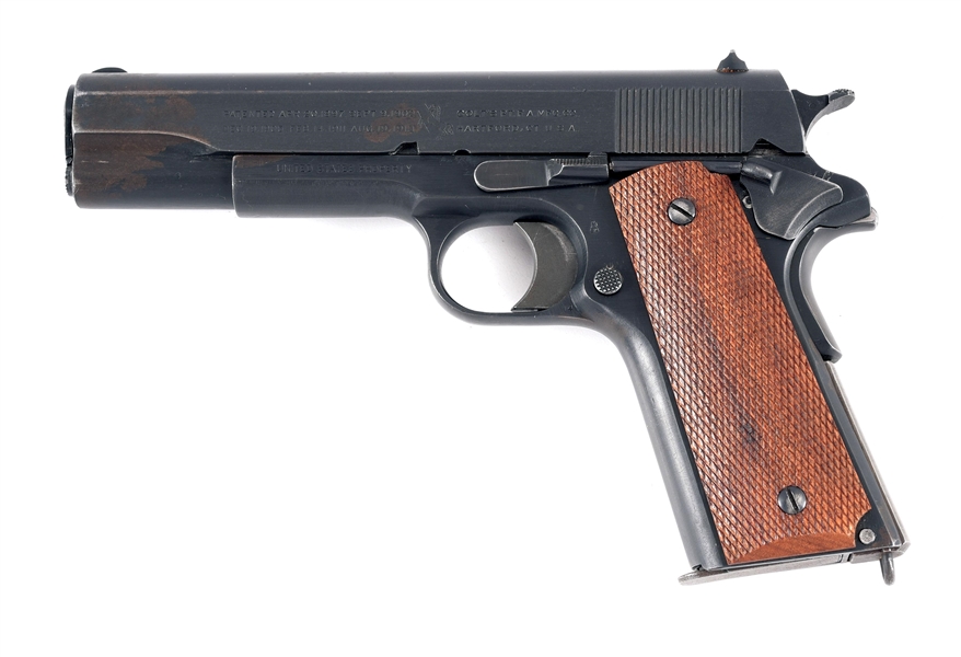 (C) COLT M1911 SEMI AUTOMATIC PISTOL WITH HOLSTER.