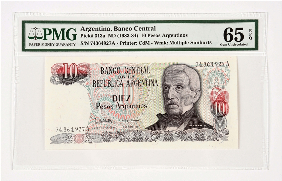 ARGENTINA PAPER CURRENCY LOT.