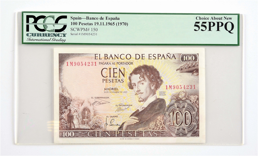 LOT OF PAPER CURRENCY FROM SPAIN.