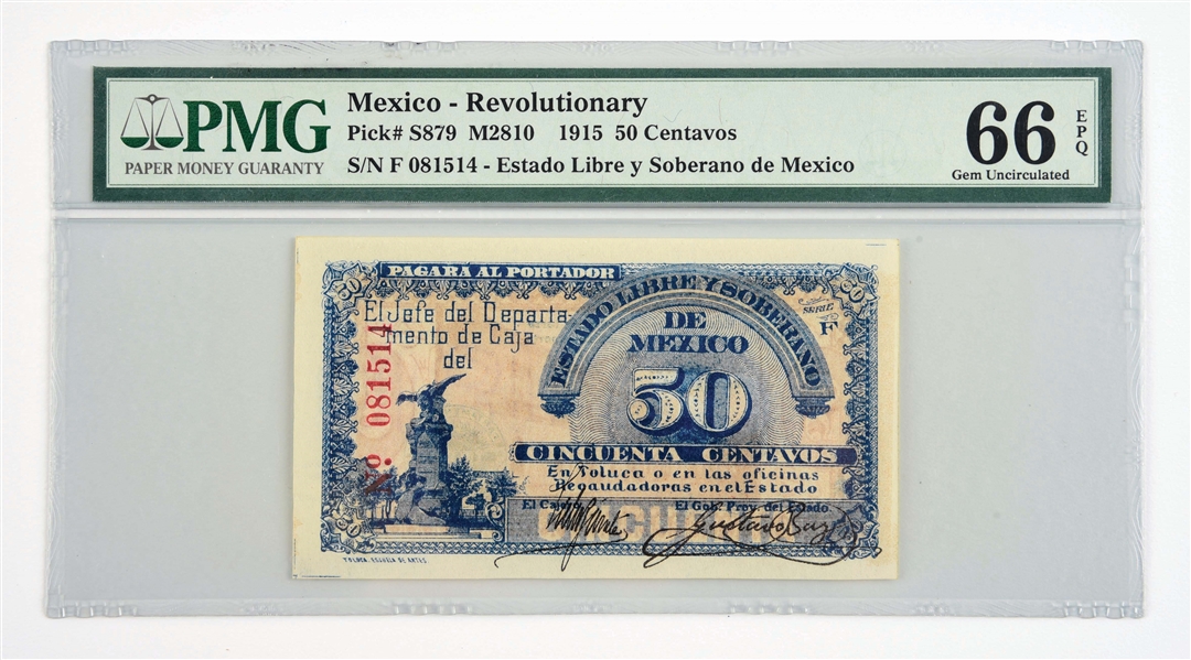 LOT OF PAPER CURRENCY FROM MEXICO.