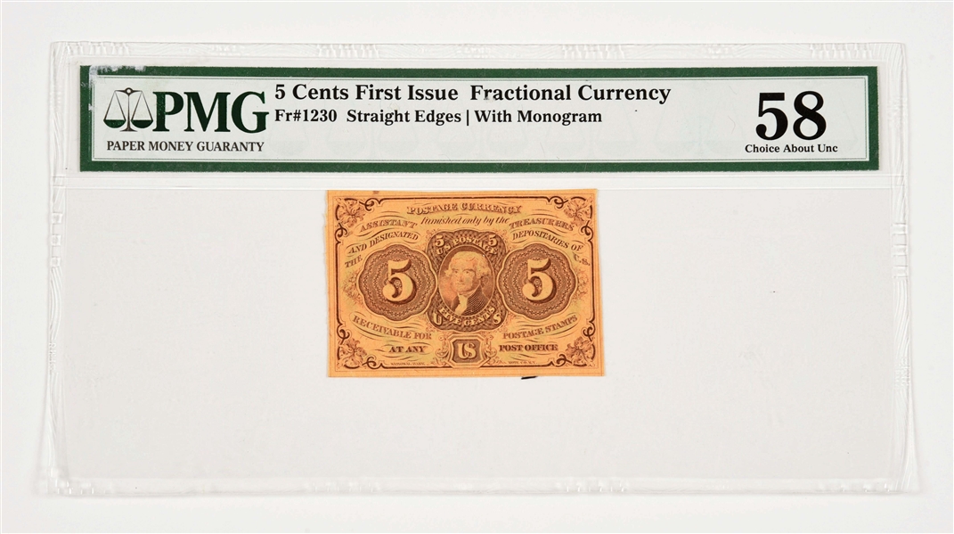 LOT OF 20: US FRACTIONAL NOTES.