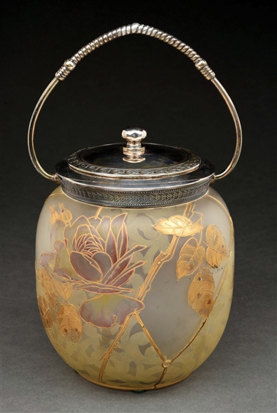 MT. WASHINGTON ROYAL FLEMISH BISCUIT JAR.