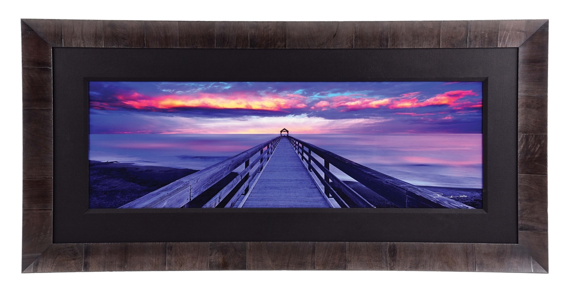 PETER LIK LIMITED EDITION FRAMED PHOTOGRAPH "SUNSET DREAMS".